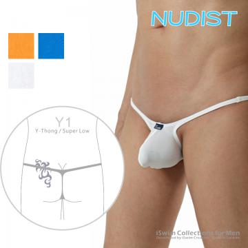 TOP 3 - Mini NUDIST bulge string thong (Y-back) ()