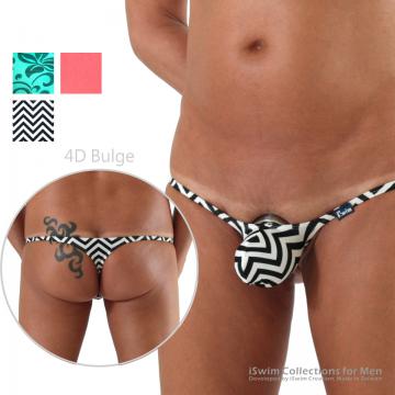 TOP 3 - 4D bulge string swim thong (T-back) ()