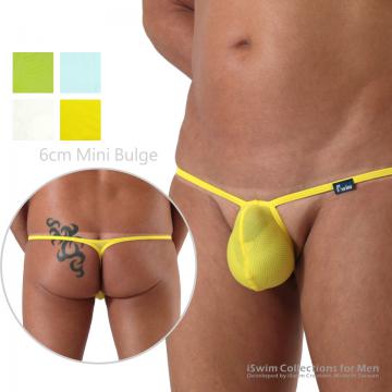 TOP 6 - 6cm mini bulge string thong underwear (Y-back) ()