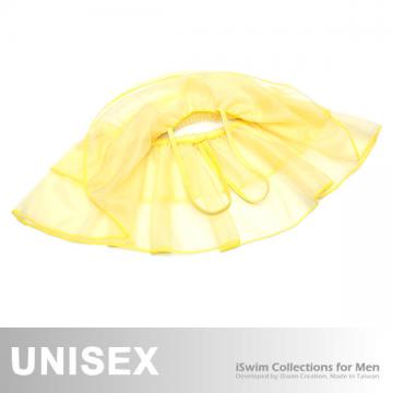 unisex chiffon see-thru puff skirt with g-strings - 0 (thumb)