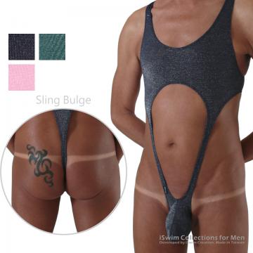 TOP 6 - Sling swing bulge bodysuit thong leotard ()