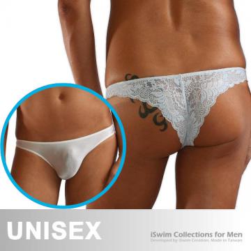 Unisex seamless lace brazilian (half back)
