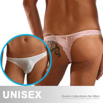 Unisex seamless lace thong - 0 (thumb)