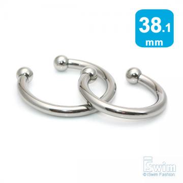 大型C字馬蹄型屌環《粗6mm》38.1mm ↘SALE - 0 (thumb)