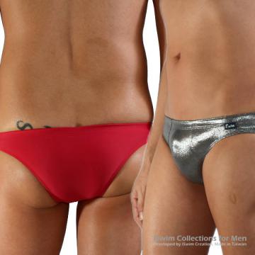 holding and smooth front half back swim briefs