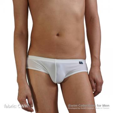 ultra low rise fitted pouch swim boxers
