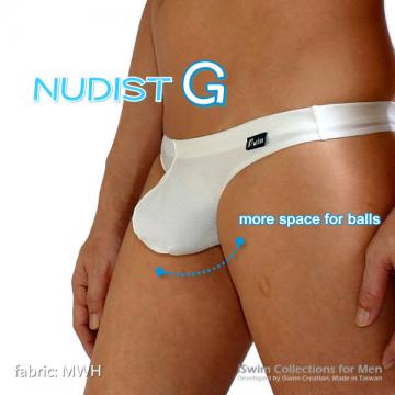 NUDIST G囊袋型男巴西丁泳褲 - 1 (thumb)