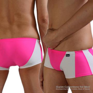 multi pieces designed swim boxers in mtached color type a