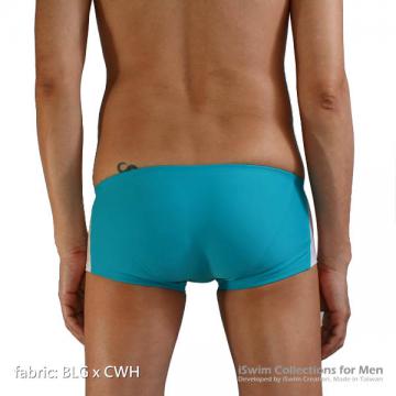 multi pieces designed swim boxers in mtached color type b - 5 (thumb)