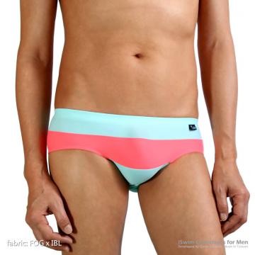 smooth pouch swim trunks in color lines - 2 (thumb)