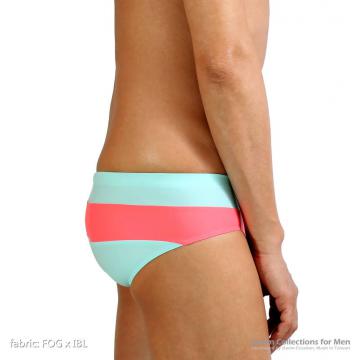 smooth pouch swim trunks in color lines - 9 (thumb)