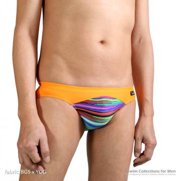 grid swim briefs in matched colors - 2 (thumb)
