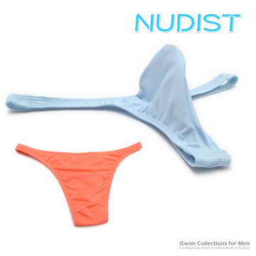 NUDIST bulge brazilian underwear (half back)