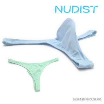 Silky NUDIST bulge capri thong (cheeky) - 7 (thumb)
