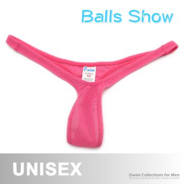 unisex balls show thong