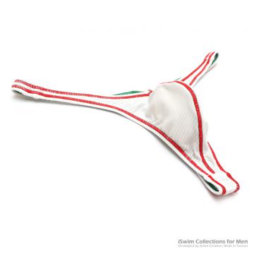 narrow pouch thong in XSA-WHT x Christmas colors - 6 (thumb)