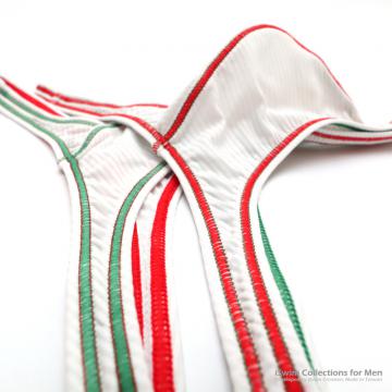 narrow pouch thong in XSA-WHT x Christmas colors - 9 (thumb)