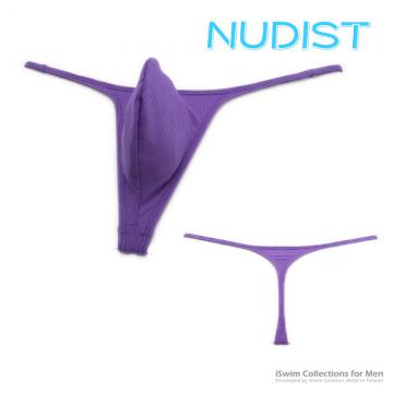 NUDIST bulge string thong underwear