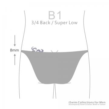Mini NUDIST bulge string bikini (3/4 back) - 3 (thumb)
