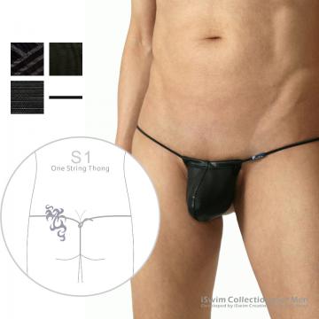 Black bulge 3mm one-string g-string (limited) - 0 (thumb)
