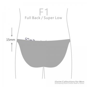 Lifting pouch deco lines bikini (full back) - 2 (thumb)