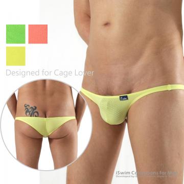 TOP 15 - Smooth mini pouch wrinkle capri brazilian (suitable with nub cage) ()