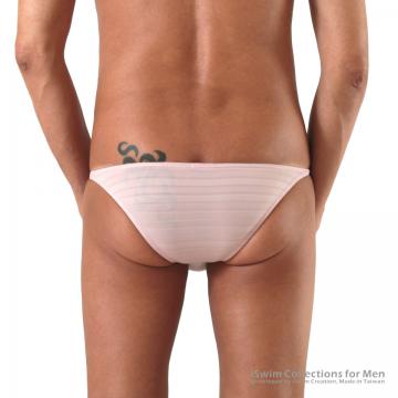 Sexy straight narrow pouch string bikini (3/4 back) - 1 (thumb)