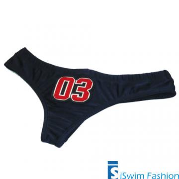 緊身半包臀巴西式丁字泳褲（極低腰概念款，側邊5cm） - 0 (thumb)