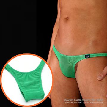 ultra low rise smooth pouch brazilian half back bikini in msesh
