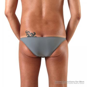 Smooth pouch string bikini swimwear - 1 (thumb)