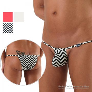 TOP 20 - NUDIST bulge strings brazilian swimwear (Half-back) ()