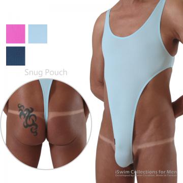 Snug pouch bodysuit thong leotard - 0 (thumb)