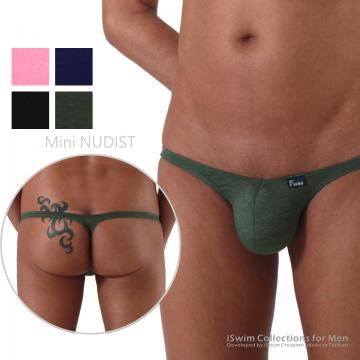 Super mini NUDIST bulge thong underwear (Y-back)
