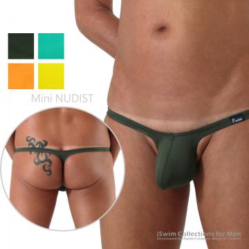 TOP 17 - Mini NUDIST bulge thong underwear (Y-back) ()